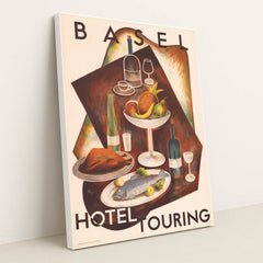 Basel, Hotel Touring (1936) by Werner Koch - White Frame Stretchiez