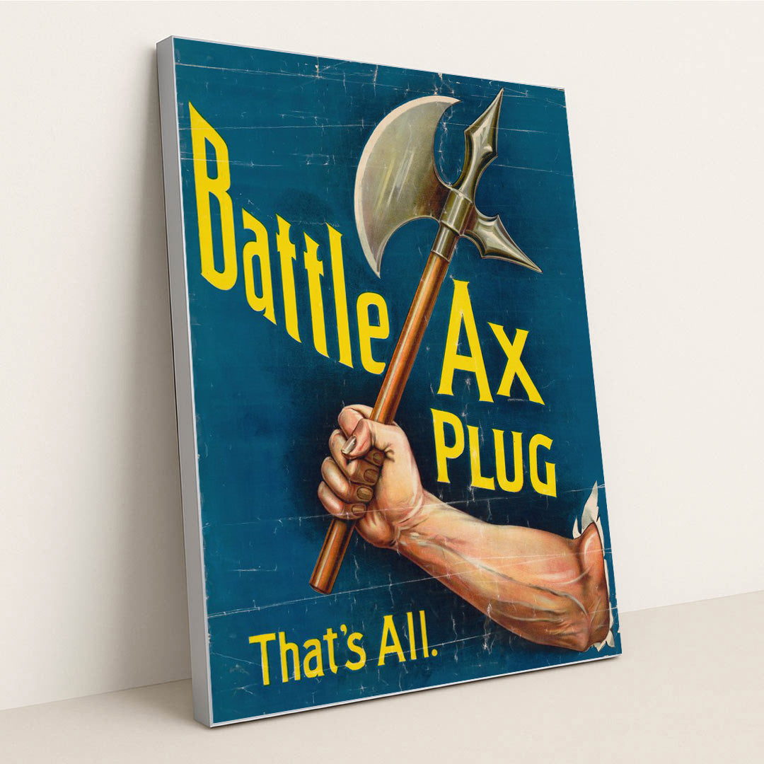 Battle ax plug, that’s all (1896) by Anonymous - Silver Frame Stretchiez