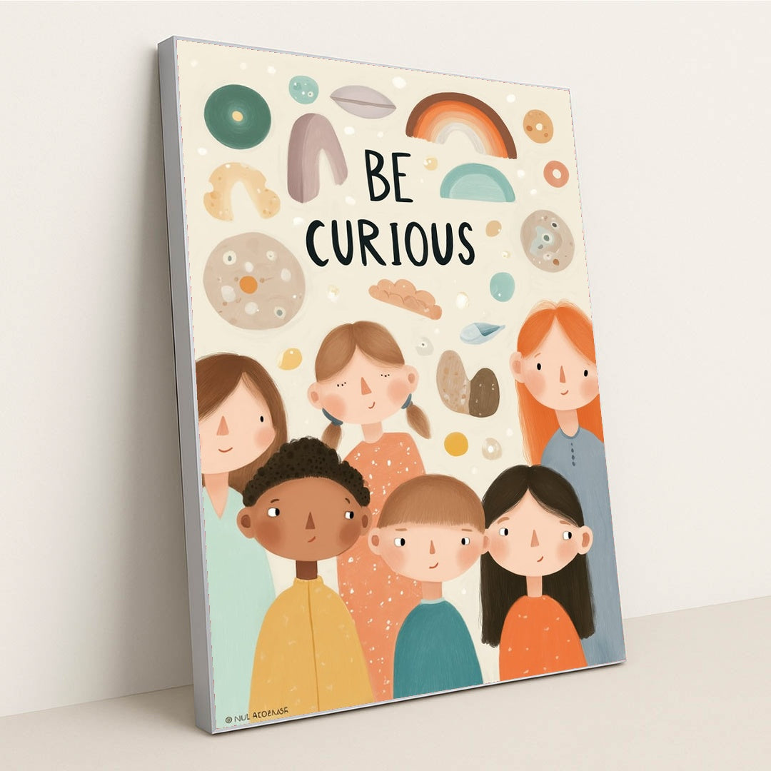 Be Curious by Melissa King - Silver Frame Stretchiez