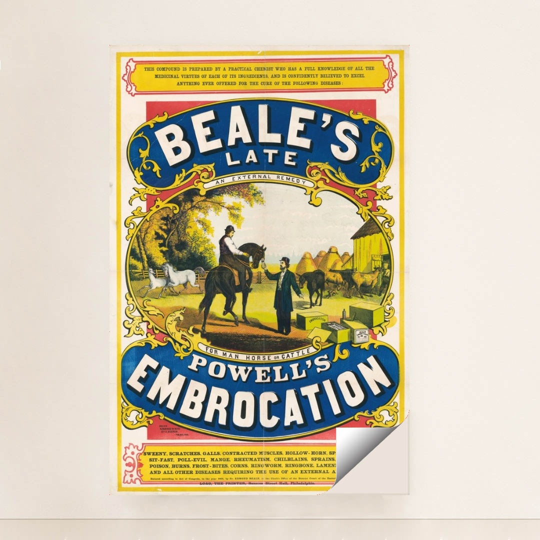 Beale’s late Powell’s embrocation (1868) by Jos. B. Beale - Peeliez