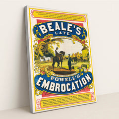 Beale’s late Powell’s embrocation (1868) by Jos. B. Beale - Silver Frame Stretchiez