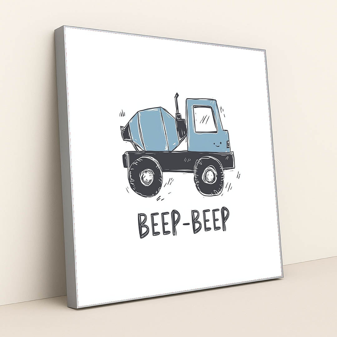 Beep-Beep! Make Way! by Melissa King - Silver Frame Stretchiez