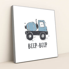 Beep-Beep! Make Way! by Melissa King - Silver Frame Stretchiez