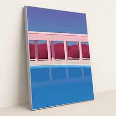 Beneath the Azure Veil by Azalea - Silver Frame Stretchiez