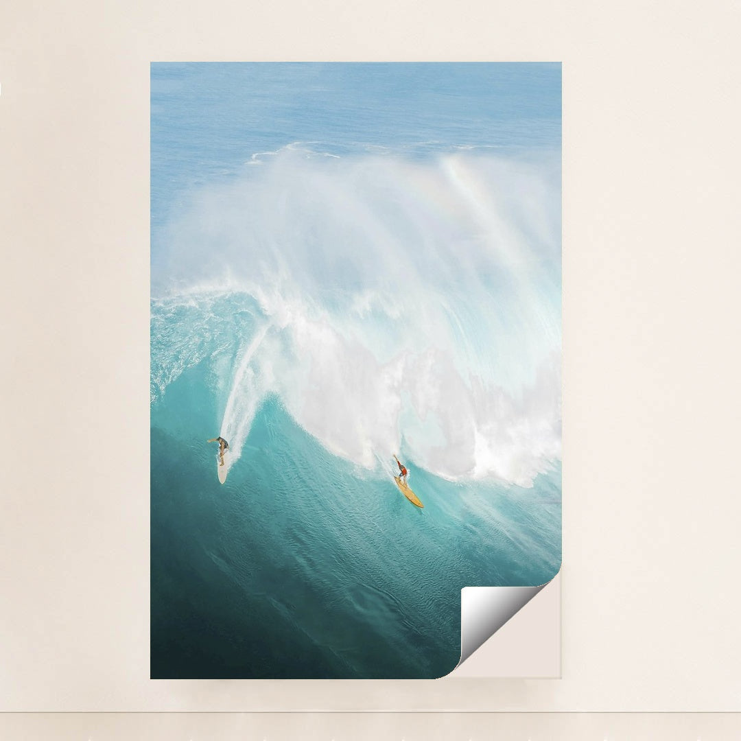 Big Wave Surfing at Waimea Bay by Jess Loiterton - Peeliez