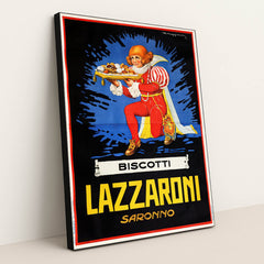 Biscotti Lazzaroni, Saronno (1925) by Giorgio Muggiani - Black Frame Stretchiez