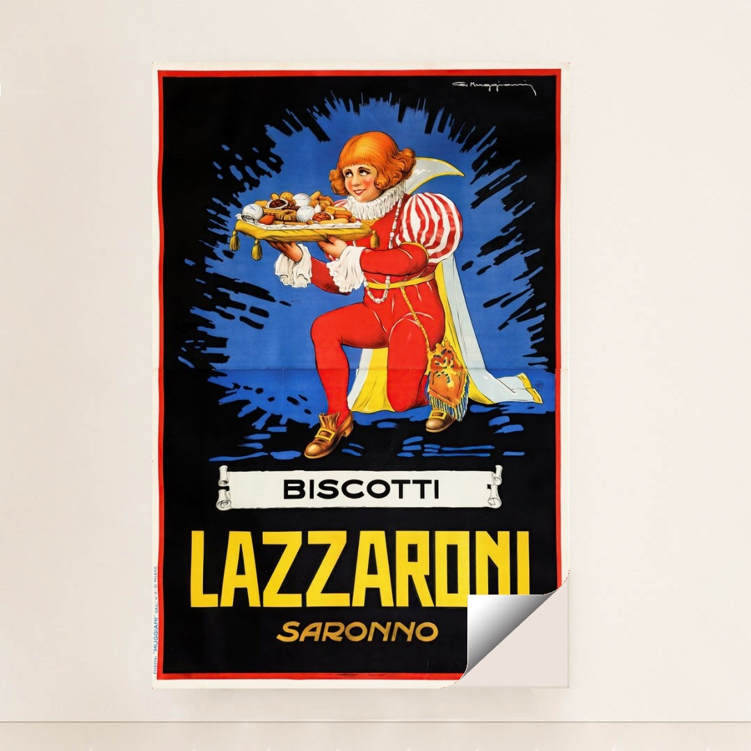 Biscotti Lazzaroni, Saronno (1925) by Giorgio Muggiani - Peeliez