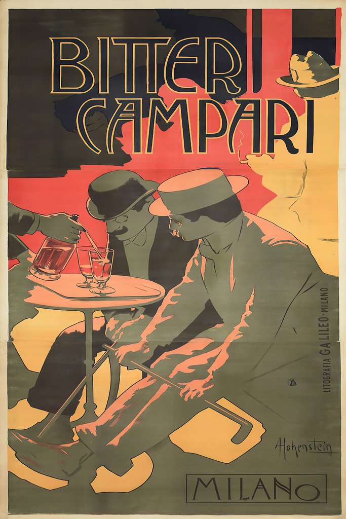 Bitter Campari (1899) by Adolfo Hohenstein
