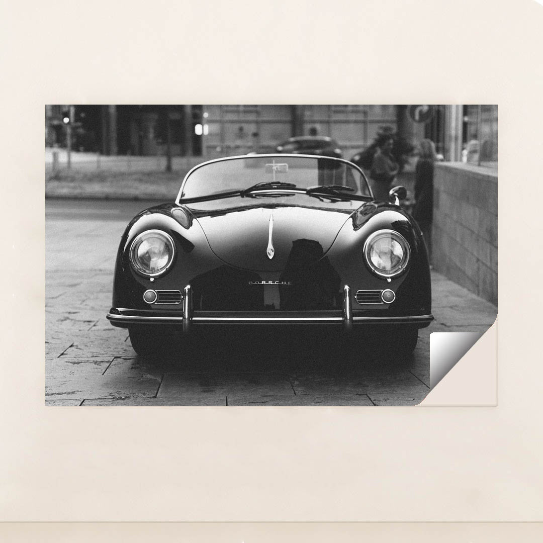 Black and White Porsche 356 Speedster by Hannes Egler - Peeliez