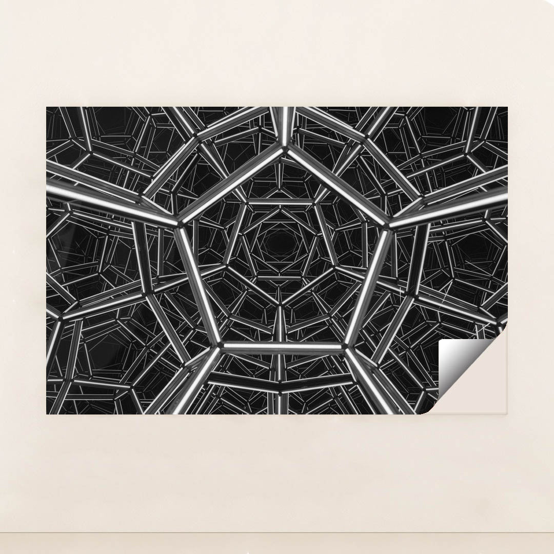 Interlocking Pentagonal Steel Tube Framework Structure by Vladimir Srajber - Peeliez