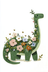 Blooming Brontosaurus by Melissa King