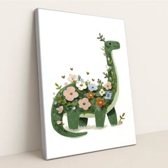 Blooming Brontosaurus by Melissa King - Silver Frame Stretchiez
