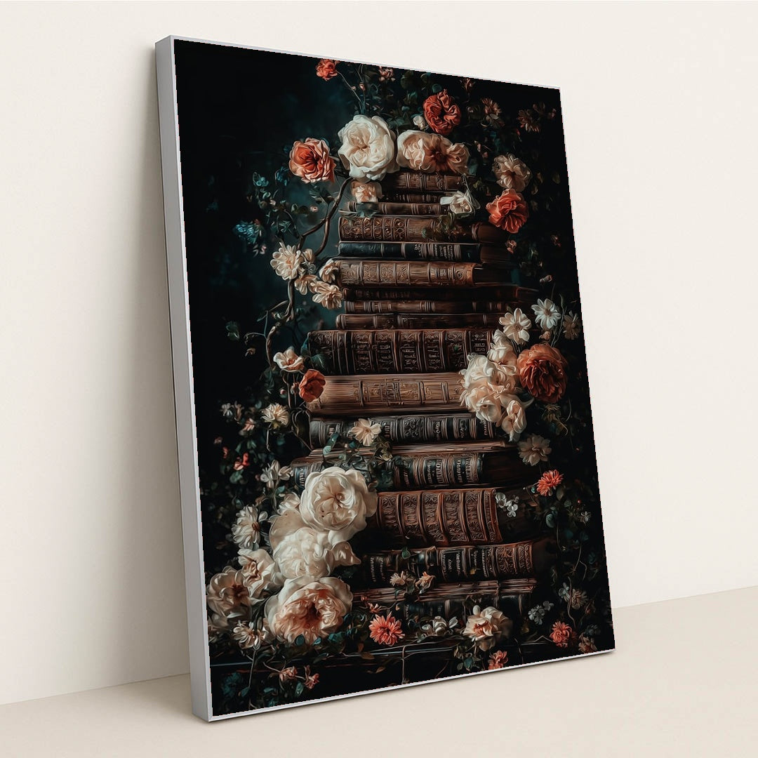 Blooming Tomes by Seven Akins - Silver Frame Stretchiez