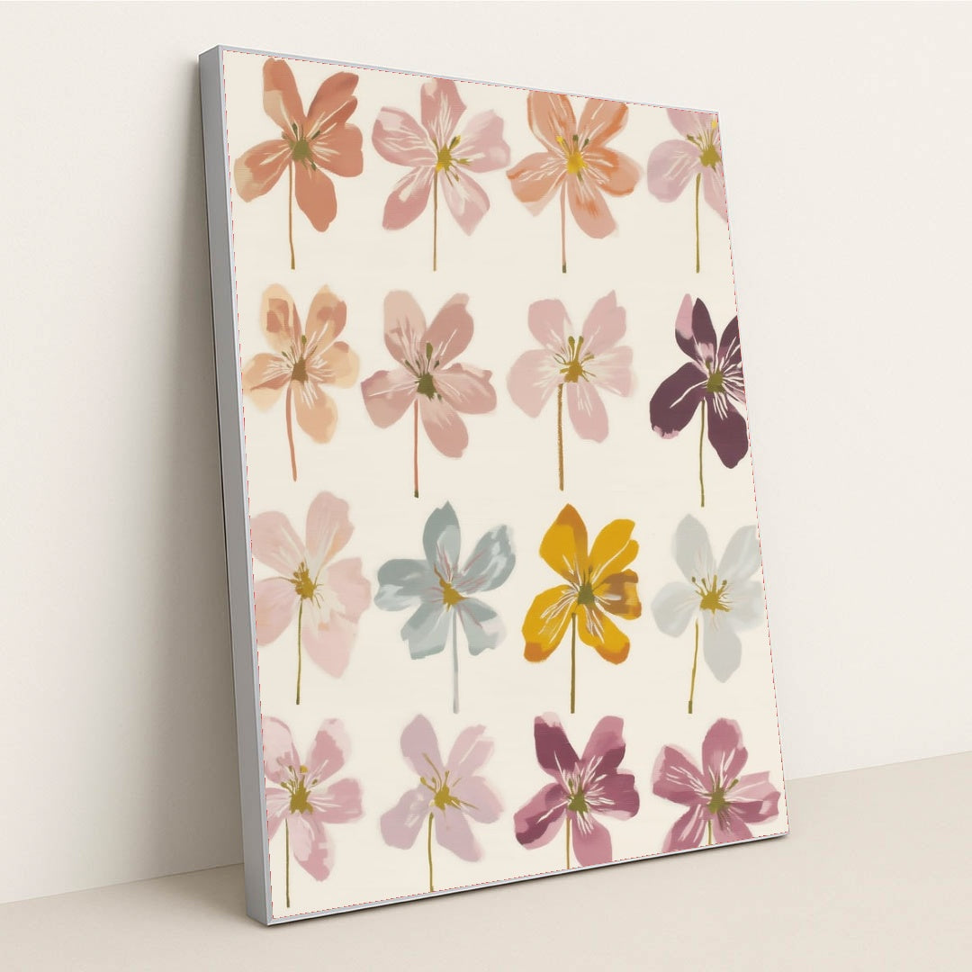 Blossom Arrangement by Anna Stone - Silver Frame Stretchiez