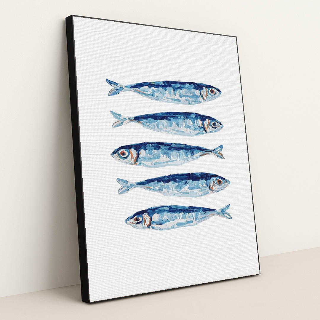 Blue Fin Row by Lila Thorne - Black Frame Stretchiez