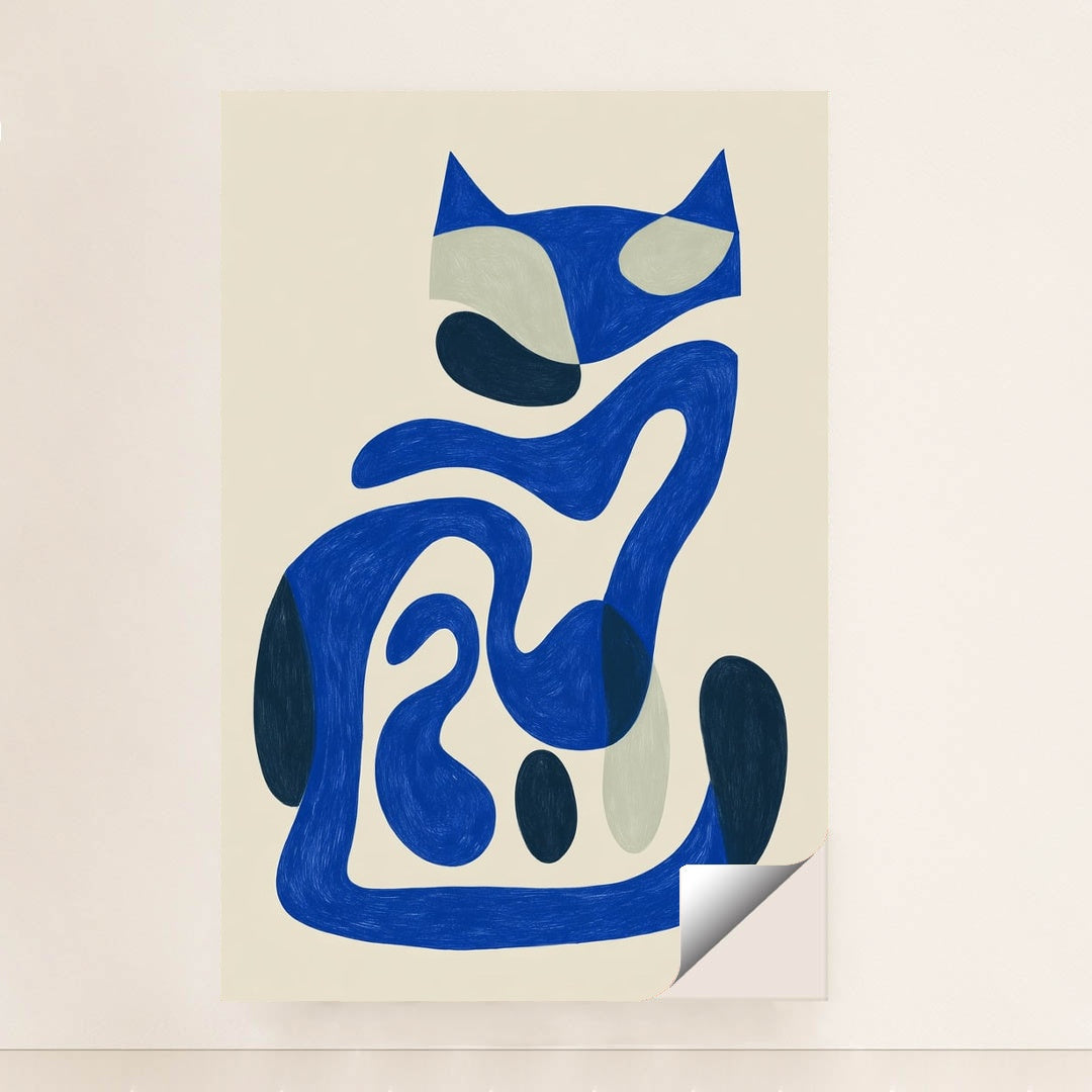 Blue Fox Curve by Wall Gusto™ - Peeliez