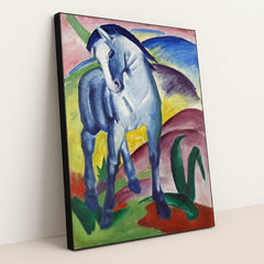 Blue Horse I (1911) by Franz Marc - Black Frame Stretchiez