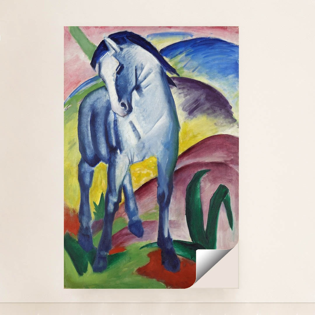 Blue Horse I (1911) by Franz Marc - Peeliez