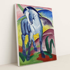 Blue Horse I (1911) by Franz Marc - White Frame Stretchiez