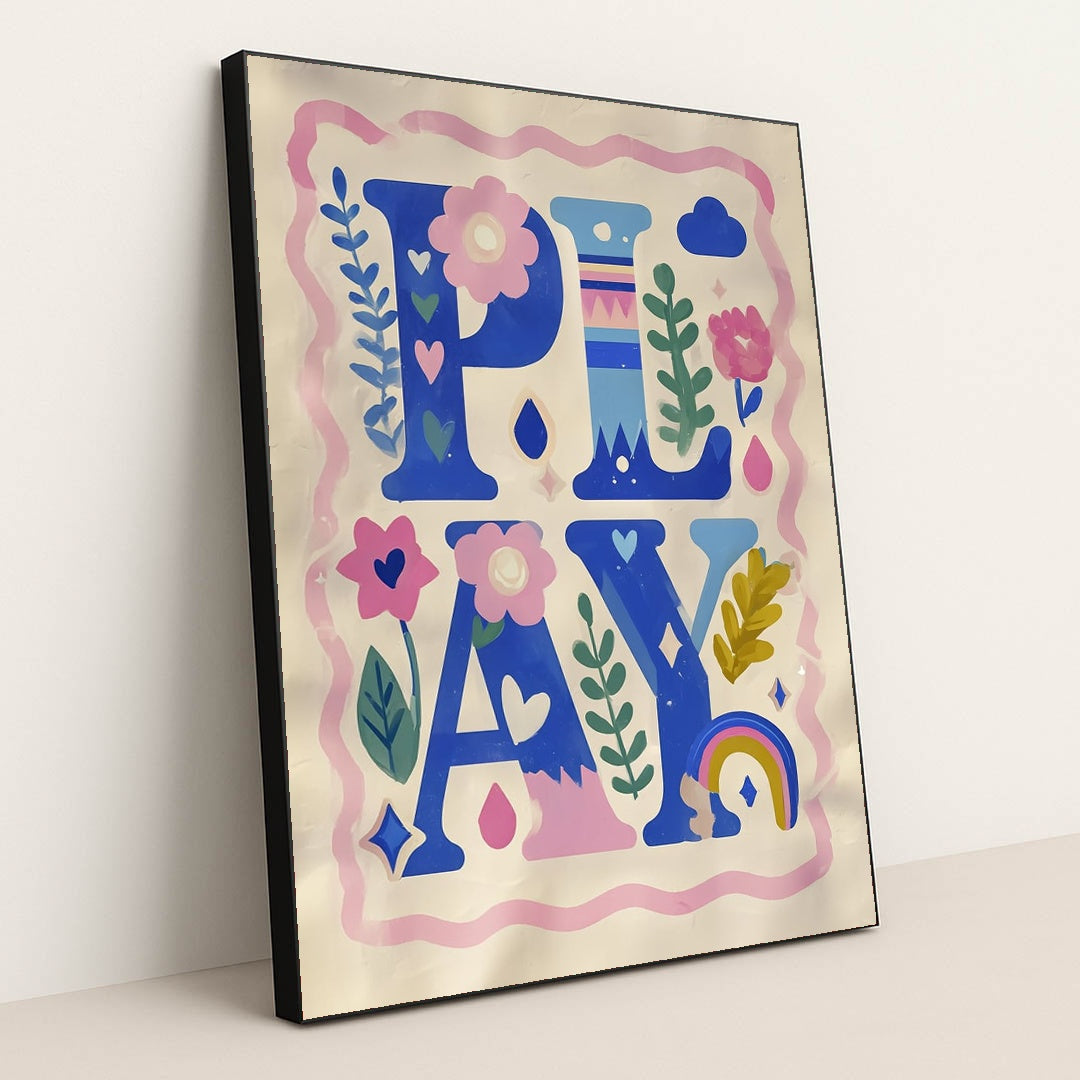 Blue Letter Playbook by Melissa King - Black Frame Stretchiez