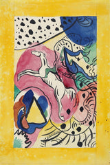 Design for the cover of the almanac ‘The Blue Rider’ (1911) by Wassily Kandinsky