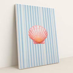 Blush Tide Scallop by Lila Thorne - White Frame Stretchiez