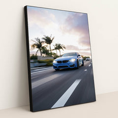 BMW M4 in Motion by Nikki Antunovich - Black Frame Stretchiez