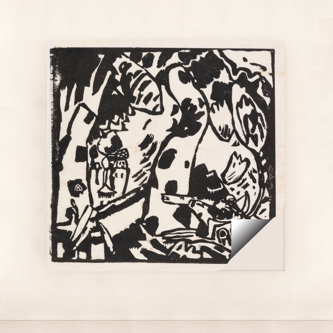 Bogenschütze (1908) by Wassily Kandinsky - Peeliez
