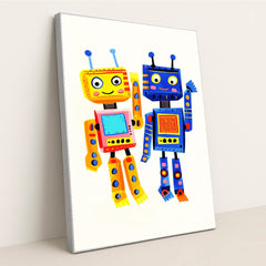 Bright Bots by Melissa King - Silver Frame Stretchiez