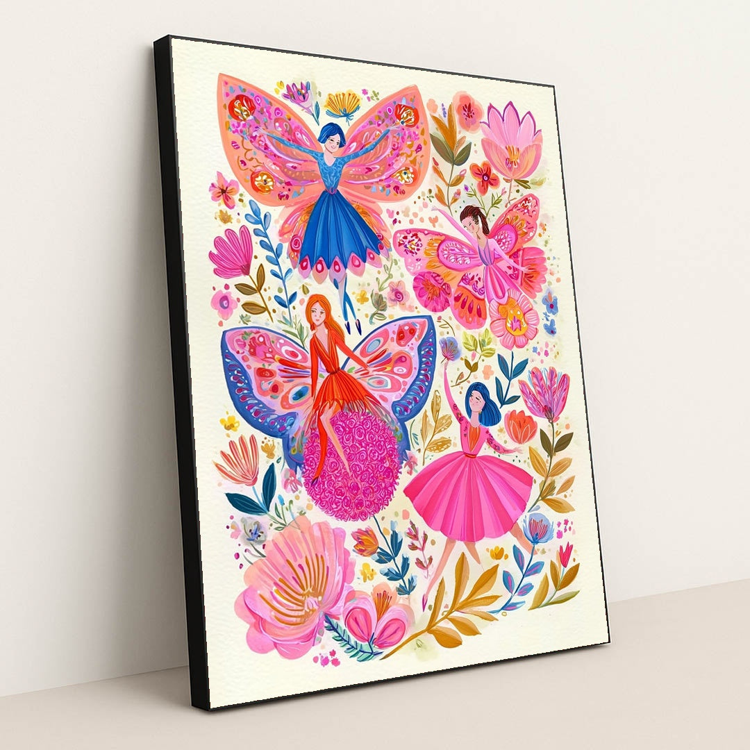 Butterfly Sprites by Melissa King - Black Frame Stretchiez