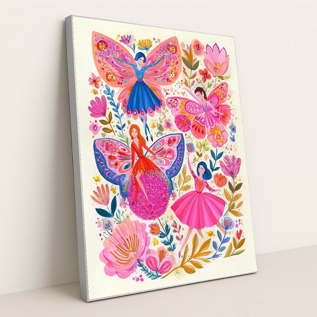 Butterfly Sprites by Melissa King - Silver Frame Stretchiez