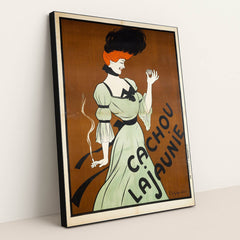CACHOU LAJAUNIE (1900) by Leonetto Cappiello - Black Frame Stretchiez