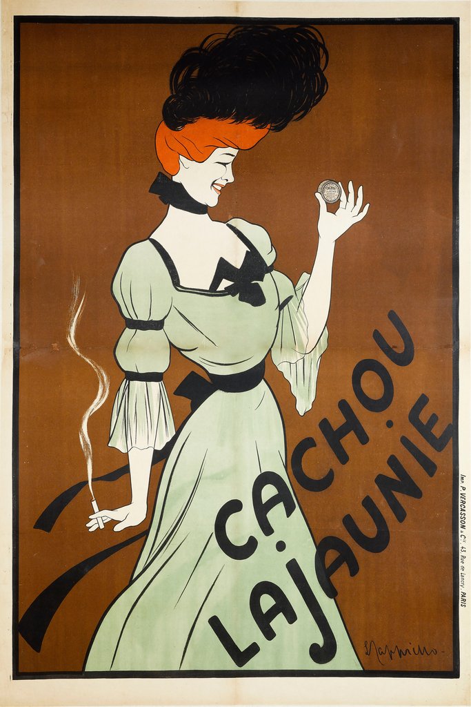 CACHOU LAJAUNIE (1900) by Leonetto Cappiello