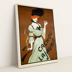 CACHOU LAJAUNIE (1900) by Leonetto Cappiello - White Frame Stretchiez