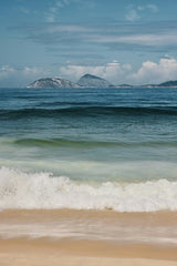 Ocean Waves & Island View by Natalia Blauth