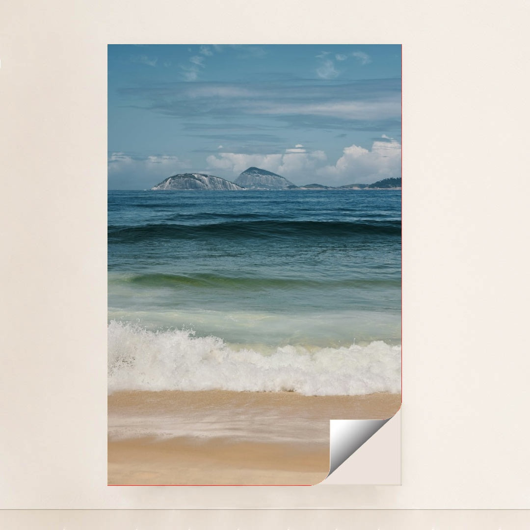 Ocean Waves & Island View by Natalia Blauth - Peeliez