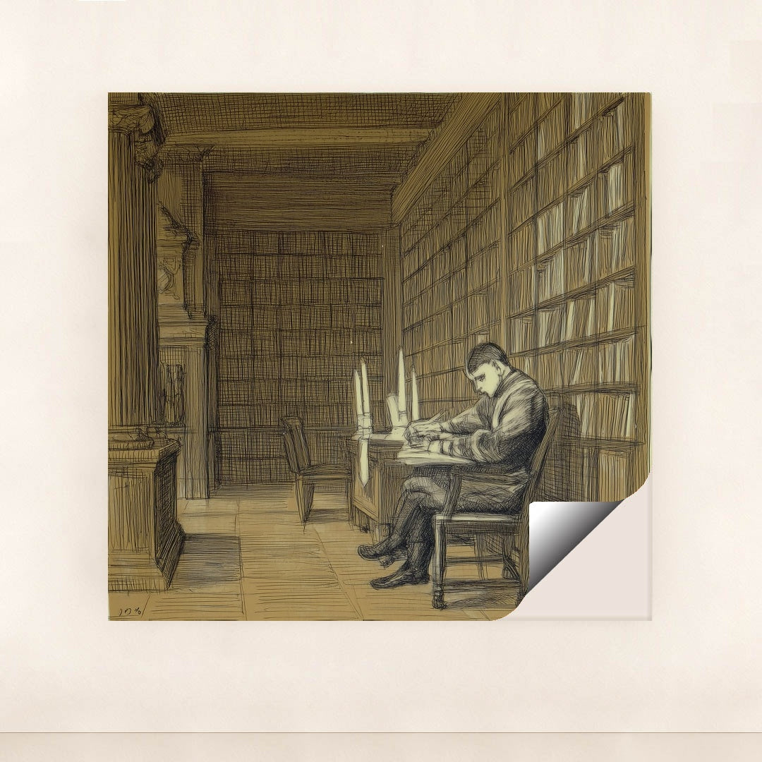 Candlelit Study by Seven Akins - Peeliez