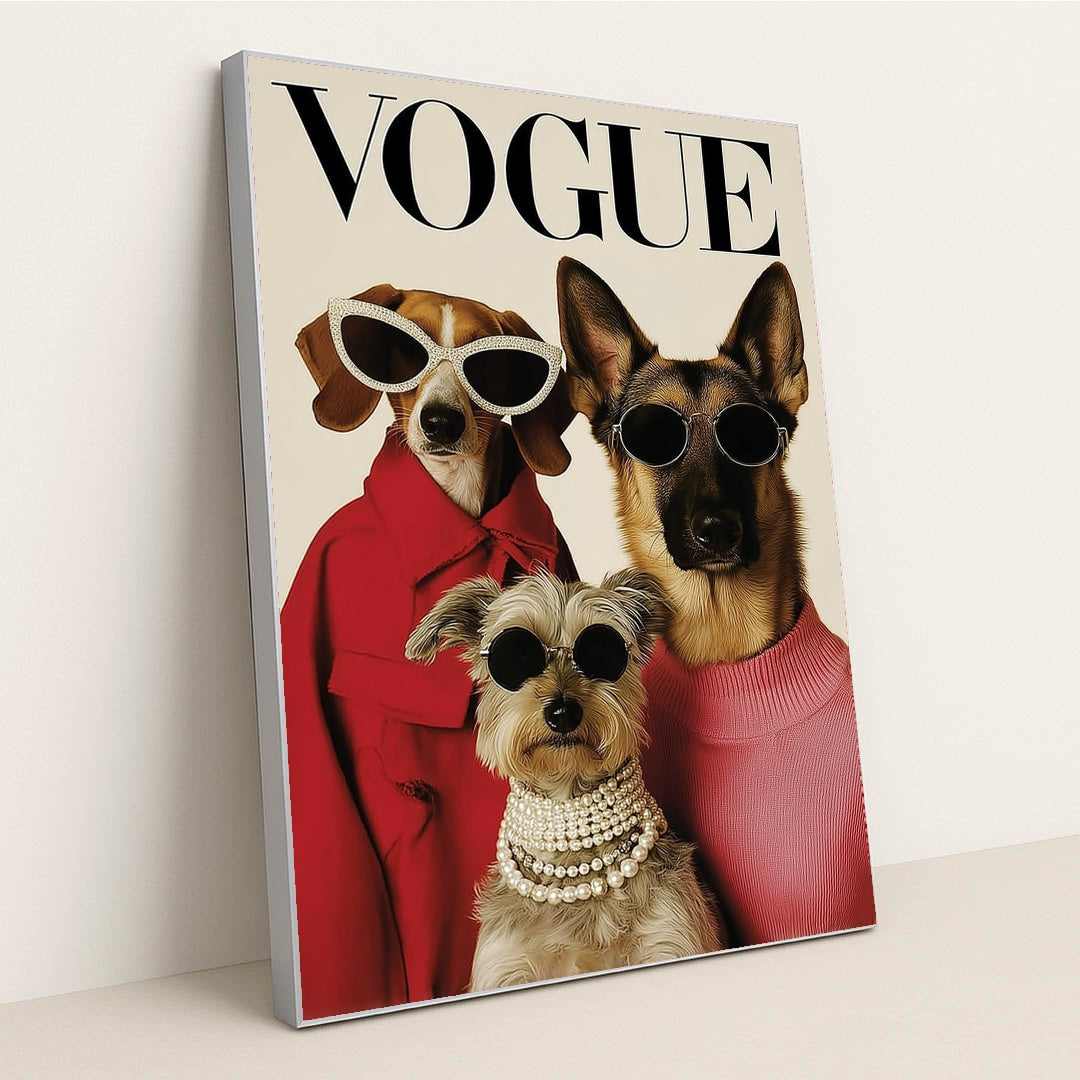 Canine Couture by Luca Verden - Silver Frame Stretchiez