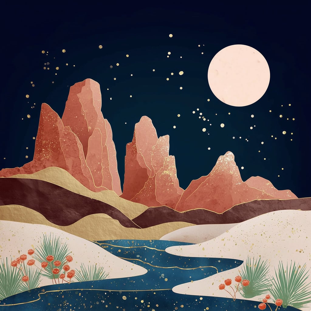 Canyon By Moonlight by Sarah Jones