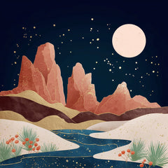 Canyon By Moonlight by Sarah Jones