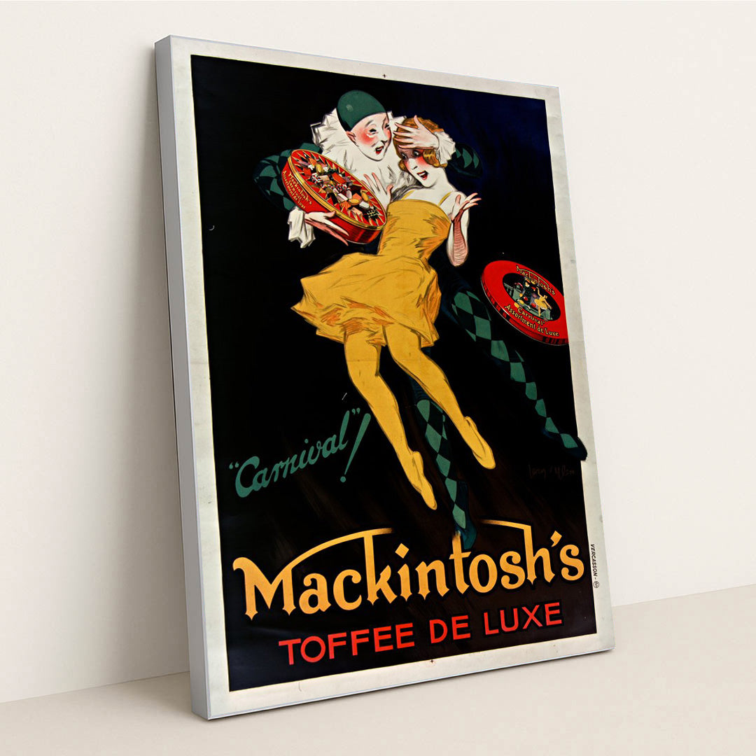 Carnival! Mackintosh’s toffee de luxe (1930) by Jean d'Ylen - Silver Frame Stretchiez
