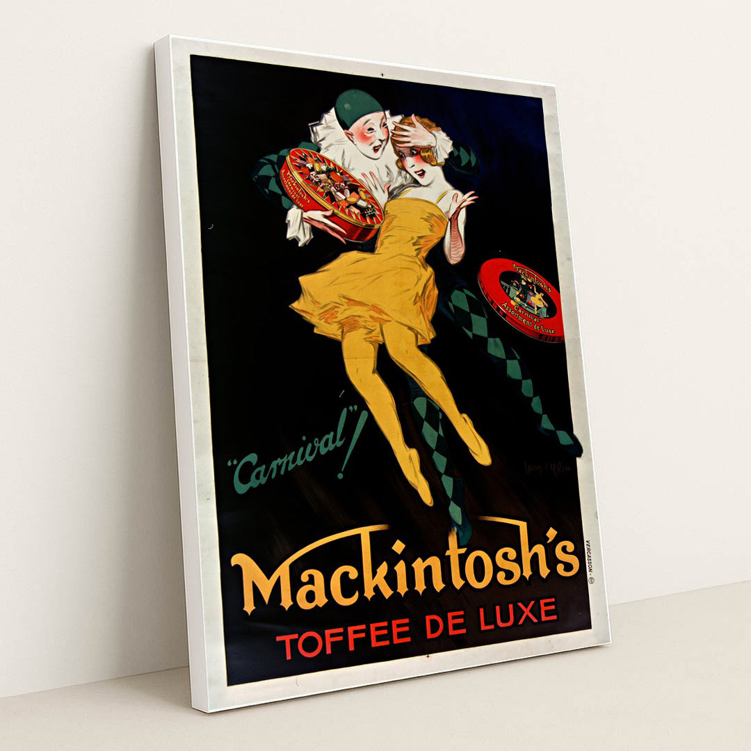 Carnival! Mackintosh’s toffee de luxe (1930) by Jean d'Ylen - White Frame Stretchiez