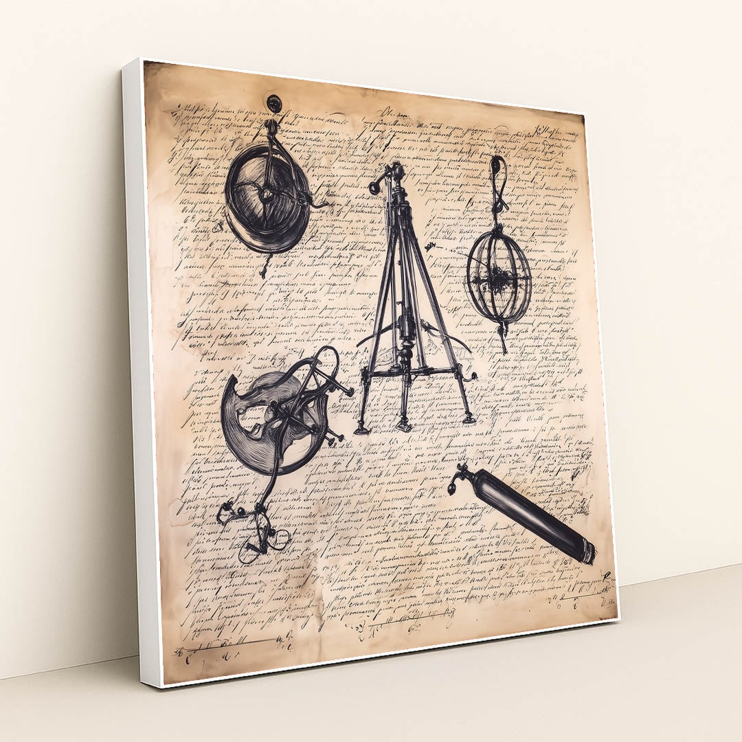 Celestial Apparatus by Seven Akins - White Frame Stretchiez