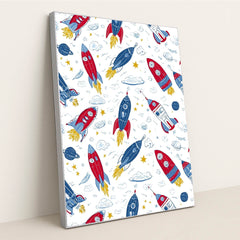 Celestial Explorers by Melissa King - Silver Frame Stretchiez
