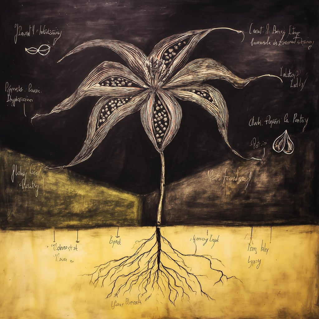 Chalkboard Bloom by Seven Akins