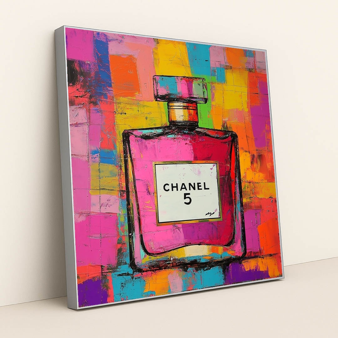 Chanel No. 5 Pop by CB Designs - Silver Frame Stretchiez