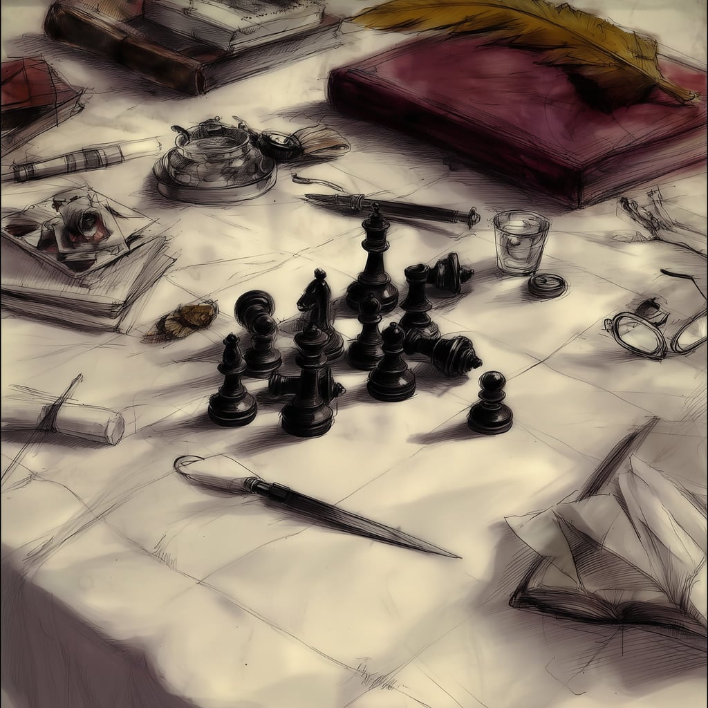 Checkmate Manuscript by Seven Akins