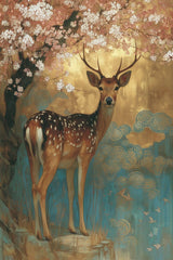 Cherry Blossom Stag by Anna Stone