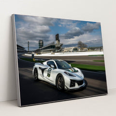Chevrolet Corvette Pace Car — 2025 Year in Photos at IMS | Full Speed by Chris Owens - Silver Frame Stretchiez