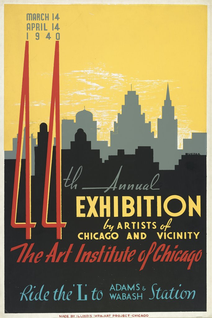 44th annual exhibition by artists of Chicago and vicinity (1939) by John Buczak